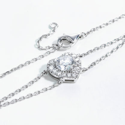 Bracelets Femme Moissanite D Color VVS1 - Coeur