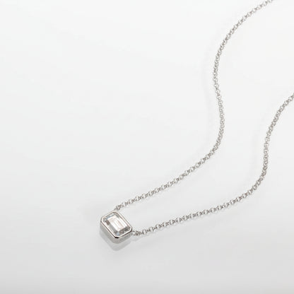 Colliers Moissanite D Color VVS1 - Rectangulaire