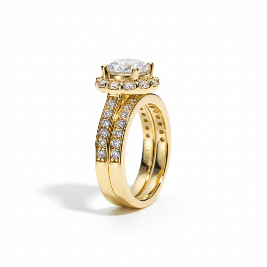 Bague de Fiançailles Femme Moissanite D Color VVS1 - Aélys