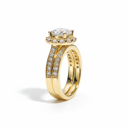 Bague de Fiançailles Femme Moissanite D Color VVS1 - Aélys
