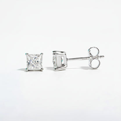 Boucles D'oreilles Princesse Moissanite D Color VVS1 - Andrea