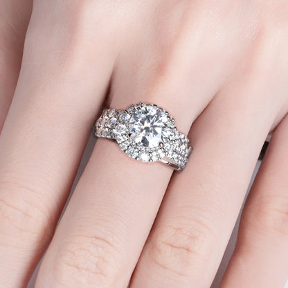 Bague de Fiançailles Femme Moissanite D Color VVS1 - Alaia