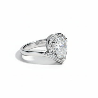Bague de Fiançailles Moissanite D Color VVS1 - Lya