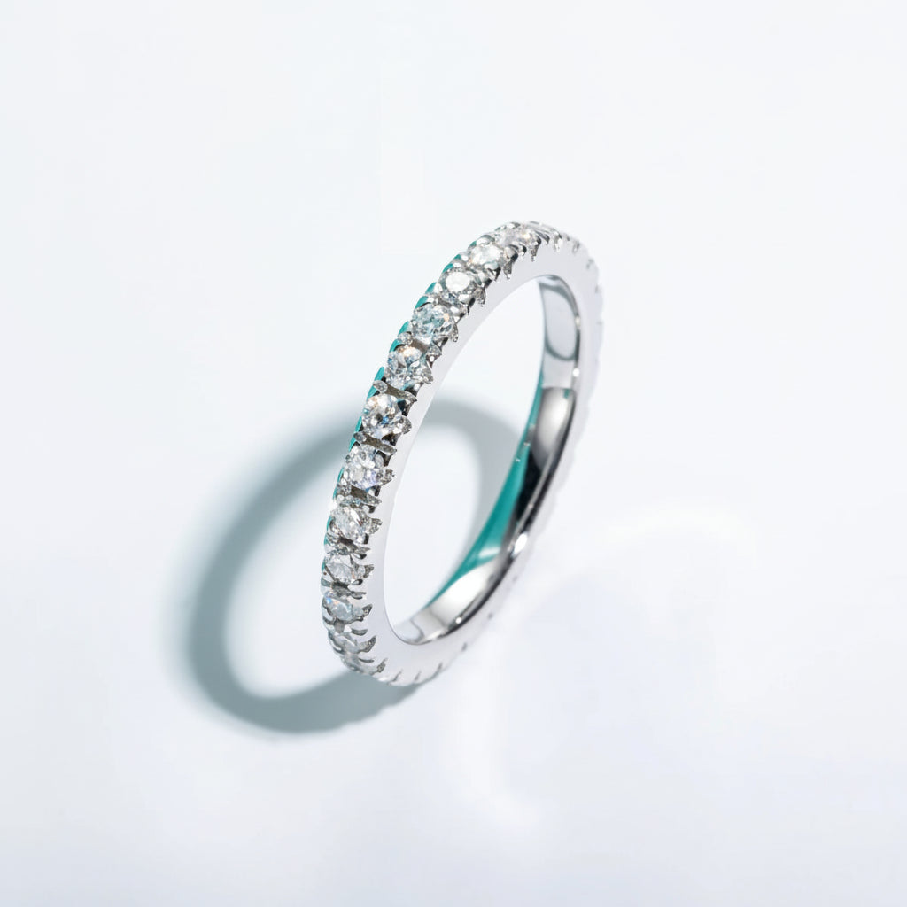 Bague Mariage Moissanite D Color VVS1 - Constance
