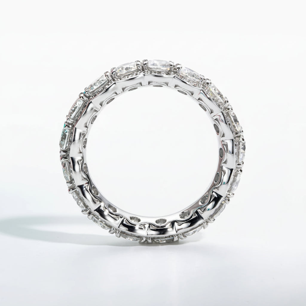 Bague de Mariage Moissanite D Color VVS1 - Marguerite
