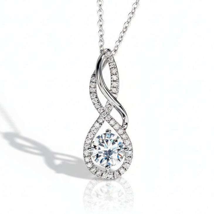 Pendentifs Femme Infiniti Moissanite D Color VVS1 - Isia