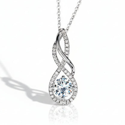 Pendentifs Femme Infiniti Moissanite D Color VVS1 - Isia