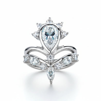 Bague de Fiançailles Femme Moissanite D Color VVS1 - Zazi