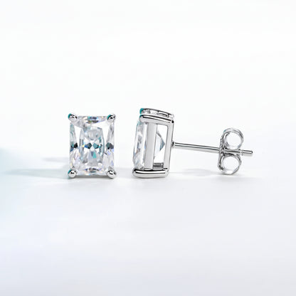 Boucles D'oreilles Puces Moissanite D Color VVS1 - Raven