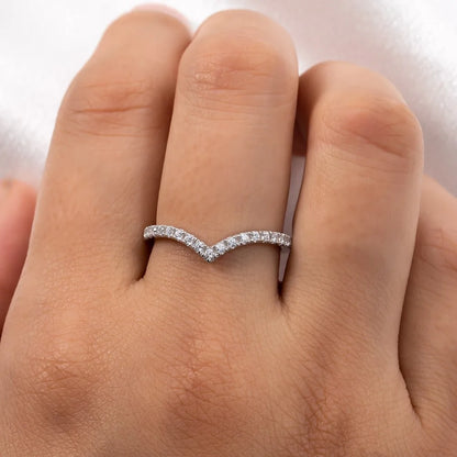 Alliance de Mariage Femme Moissanite D Color VVS1 - Téa