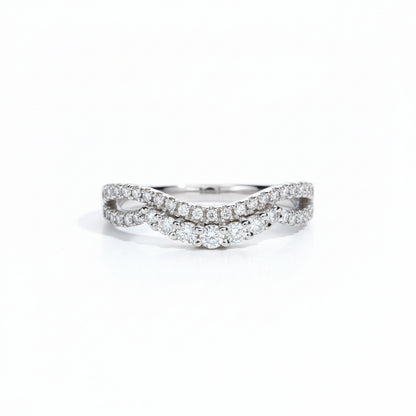 Alliance de Mariage Femme Moissanite D Color VVS1 - Éléonore