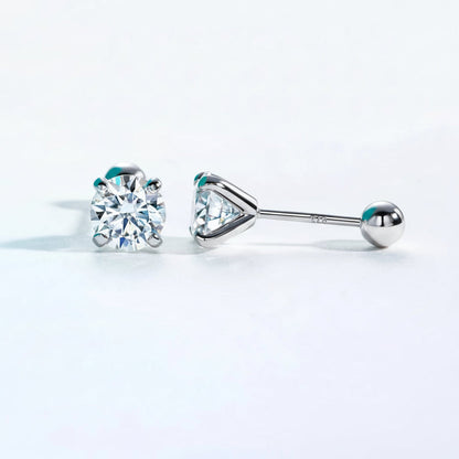 Boucles D'oreilles Clou Moissanite D Color VVS1 - Sora