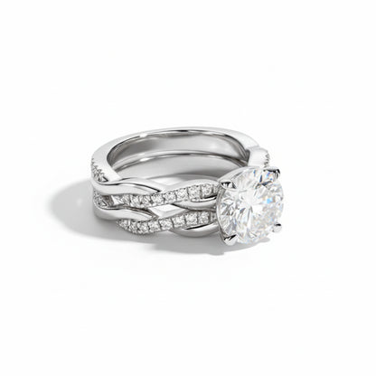Bague de Fiançailles Femme Moissanite D Color VVS1 - Aïnoa