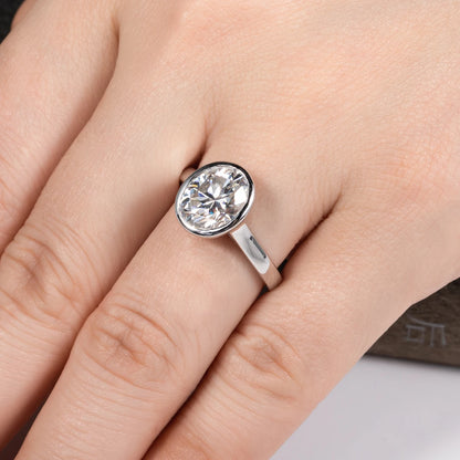 Bague de Fiançailles Femme Moissanite D Color VVS1 - Charlotte