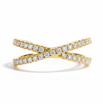 Alliance de Mariage Femme Moissanite D Color VVS1 - Sol