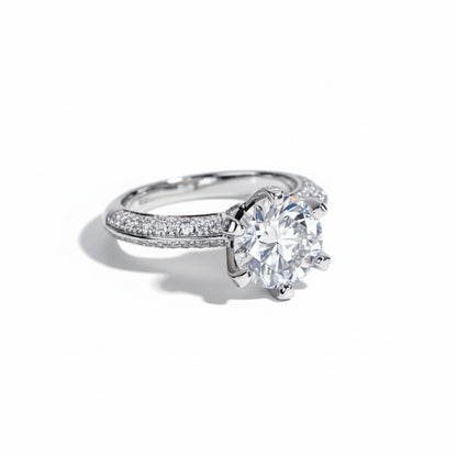 Bague de Fiançailles Moissanite D Color VVS1 - Zoe