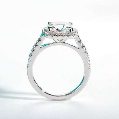 Bague de Fiançailles Femme Moissanite D Color VVS1 - Jade