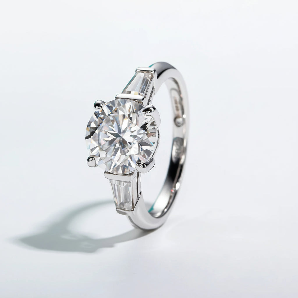 Bague de Fiançailles Femme Moissanite D Color VVS1 - Victoire