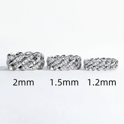 Bague Mariage Moissanite D Color VVS1 - Lia