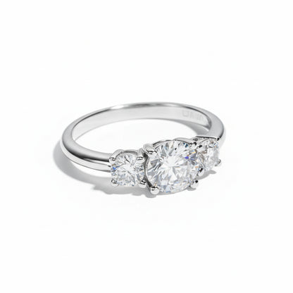 Bague de Fiançailles Moissanite D Color VVS1 - Camille