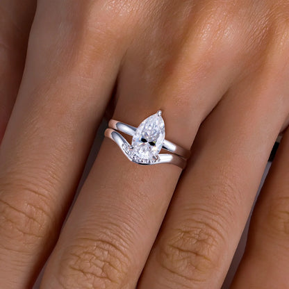 Bague de Fiançailles Moissanite D Color VVS1 - Aude