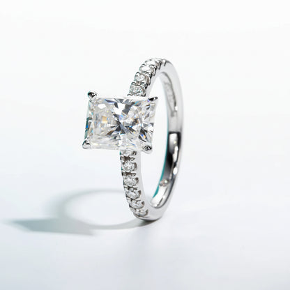 Bague de Fiançailles Femme Moissanite D Color VVS1 - Amandina