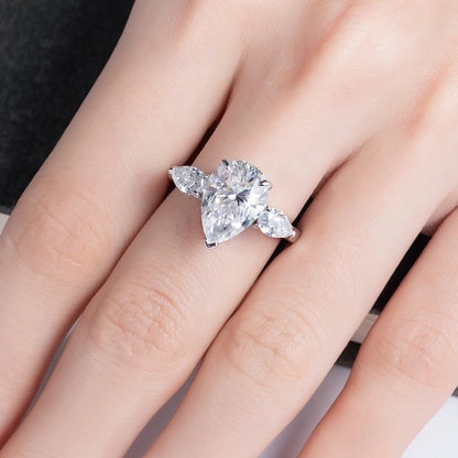 Bague de Fiançailles Moissanite D Color VVS1 - Ana