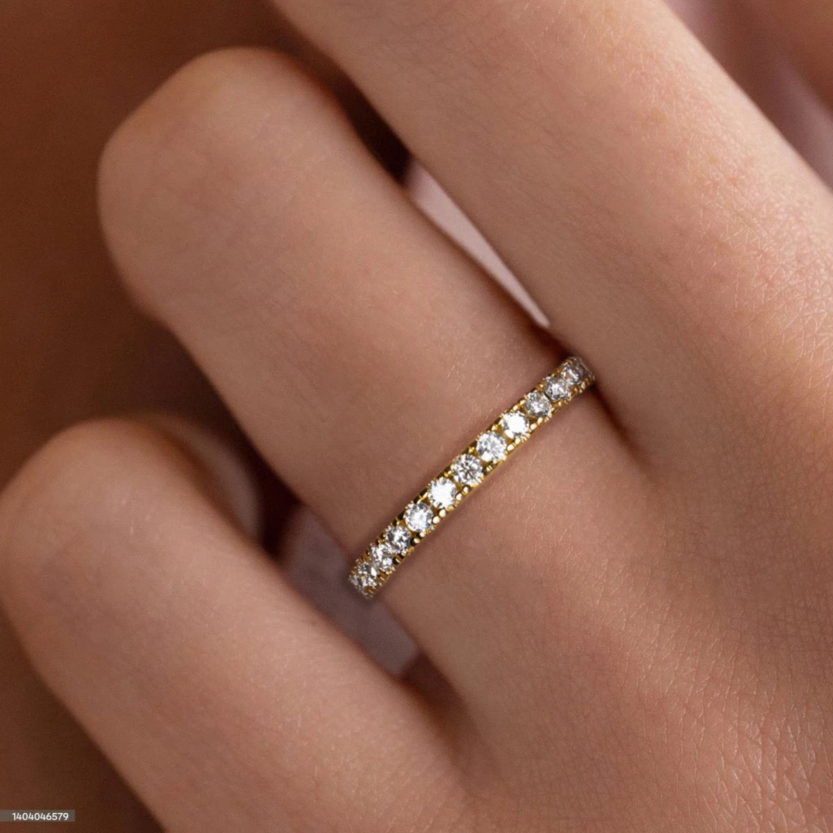 Alliance de Mariage Femme Moissanite D Color VVS1 - Camille