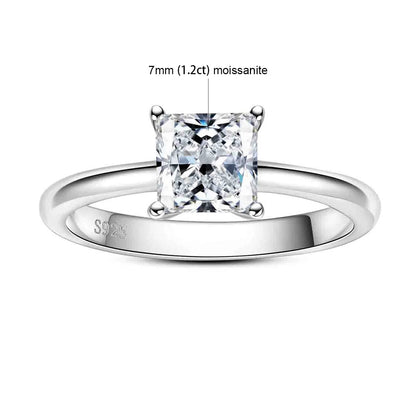 Bague de Fiançailles Moissanite D Color VVS1 - Dahlia