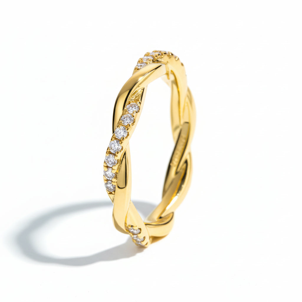 Alliance de Mariage Femme Moissanite D Color VVS1 - Julia