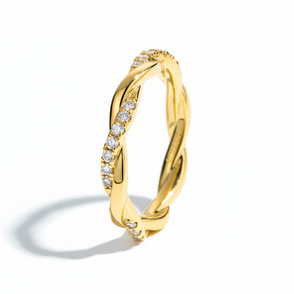 Alliance de Mariage Femme Moissanite D Color VVS1 - Julia