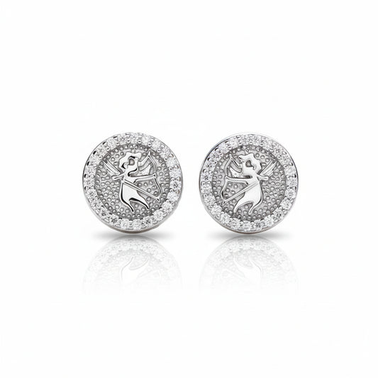 Boucles D'oreilles Puces Moissanite D Color VVS1 - Cupidon
