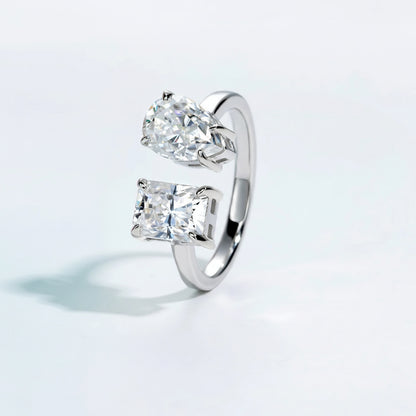 Bague de Fiançailles Femme Moissanite D Color VVS1 - Albertine