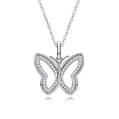 Colliers Moissanite D Color VVS1 - Papillon