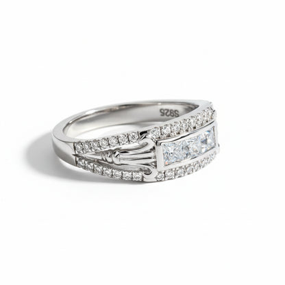 Bague Mariage Homme Moissanite D Color VVS1 - Kevin