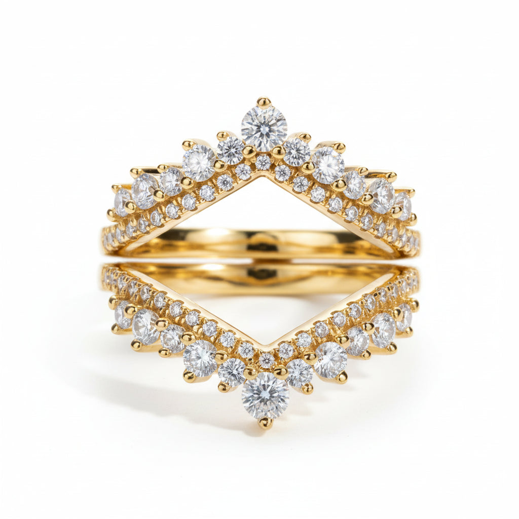 Bague Mariage Moissanite D Color VVS1 - Louise