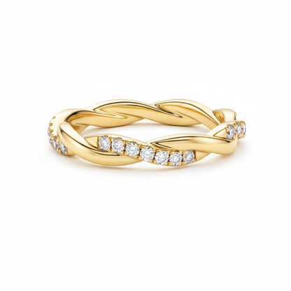 Alliance de Mariage Femme Moissanite D Color VVS1 - Julia