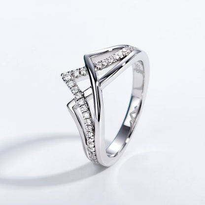 Bague de Mariage Femme Moissanite D Color VVS1 - Liv
