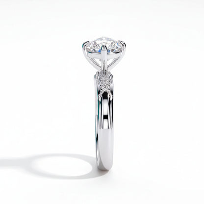 Bague de Fiançailles Femme Moissanite D Color VVS1 - Audrey