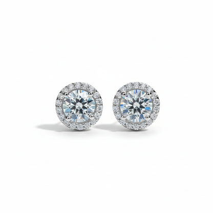 Boucles D'oreilles Puces Moissanite D Color VVS1 - Ysée