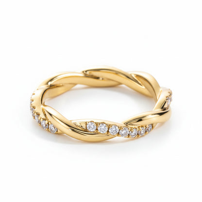 Alliance de Mariage Femme Moissanite D Color VVS1 - Julia