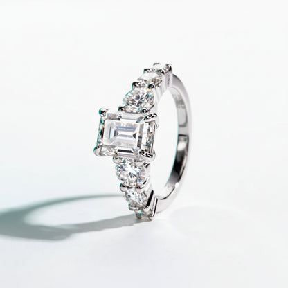 Bague de Fiançailles Moissanite D Color VVS1 - Alessa