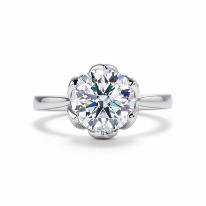 Bague de Fiançailles Moissanite D Color VVS1 - Alcina