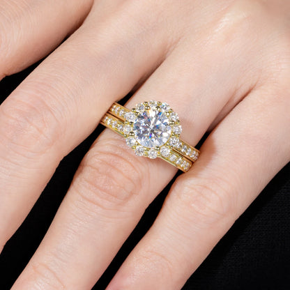 Bague de Fiançailles Femme Moissanite D Color VVS1 - Aélys