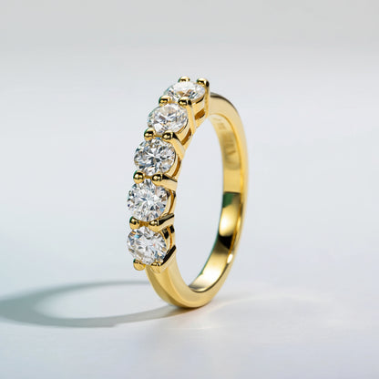 Bague Mariage Moissanite D Color VVS1 - Paola