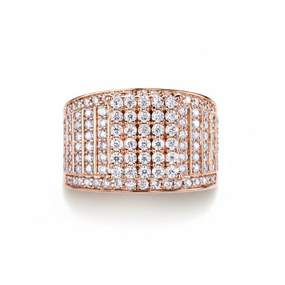 Bague de Mariage Homme Moissanite D Color VVS1 - Hip Hop