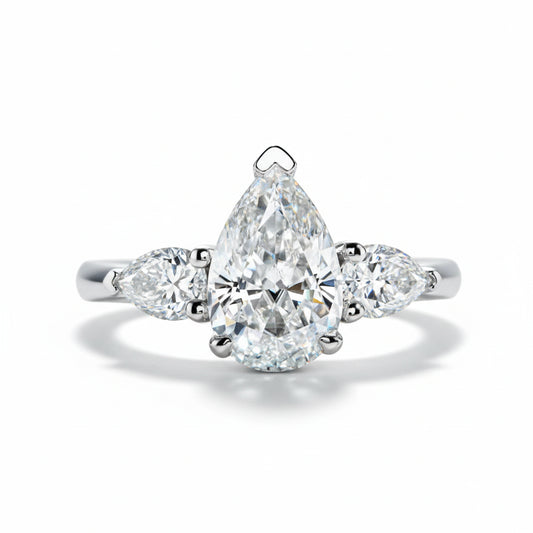 Bague de Fiançailles Moissanite D Color VVS1 - Amata