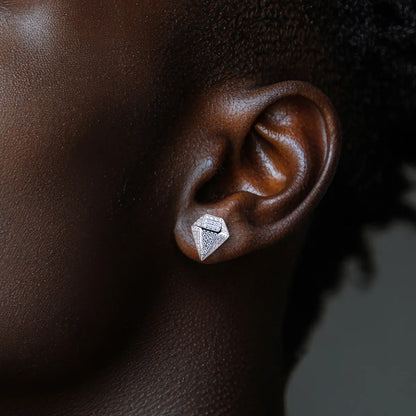 Boucles D'oreilles Losange Moissanite D Color VVS1 - Eos