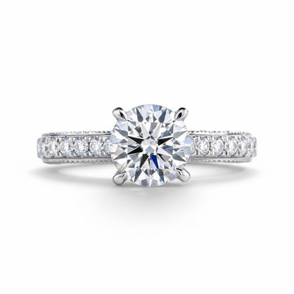 Bague de Fiançailles Moissanite D Color VVS1 - Anaé
