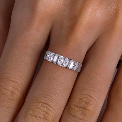 Bague de Mariage Moissanite D Color VVS1 - Eva